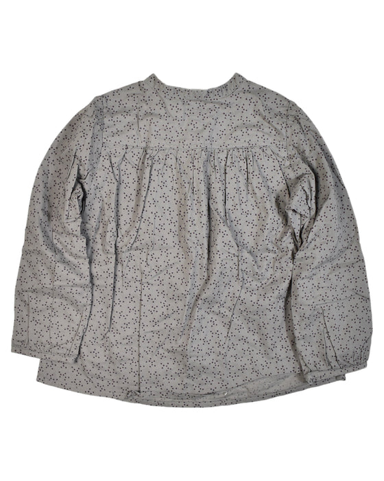 A Grey Long Sleeve Tops from Bonpoint in size 4T for girl. (Back View)