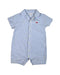 A Blue Rompers from The Little White Company in size 12-18M for girl. (Front View)