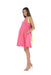 A Pink Sleeveless Dresses from Bohn Fabulous in size S for maternity. (Front View)