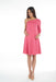 A Pink Sleeveless Dresses from Bohn Fabulous in size M for maternity. (Front View)