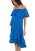 A Blue Sleeveless Dresses from Bohn Fabulous in size M for maternity. (Back View)