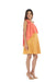 A Yellow Sleeveless Dresses from Bohn Fabulous in size S for maternity. (Front View)