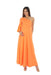 A Orange Short Sleeve Dresses from Bohn Fabulous in size M for maternity. (Front View)