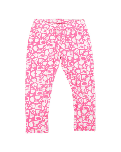 A Pink Leggings from PONEY in size 4T for girl. (Front View)