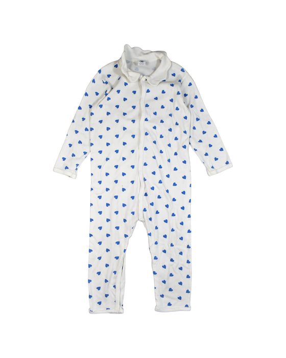 A White Long Sleeve Jumpsuits from Petit Bateau in size 3T for boy. (Front View)