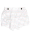 A White Shorts from Jacadi in size 6-12M for girl. (Front View)