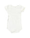 A White Bodysuits from Petit Bateau in size 6-12M for girl. (Back View)