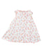 A White Sleeveless Dresses from Petit Bateau in size 3T for girl. (Back View)