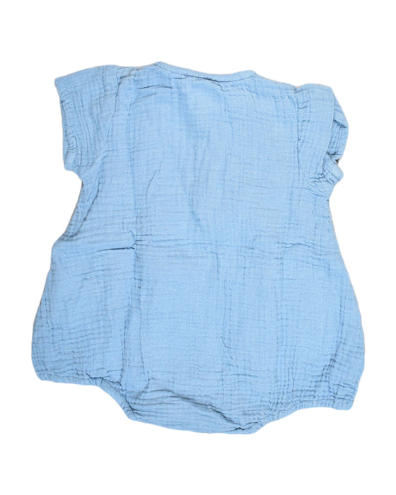 A Blue Bodysuits from Bout'Chou in size 0-3M for girl. (Back View)