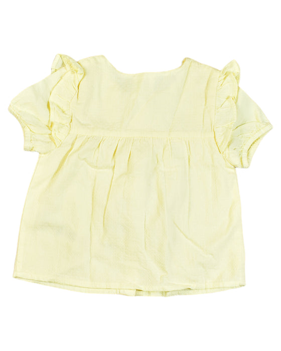 A Yellow Shirts from Carrément Beau in size 0-3M for girl. (Back View)