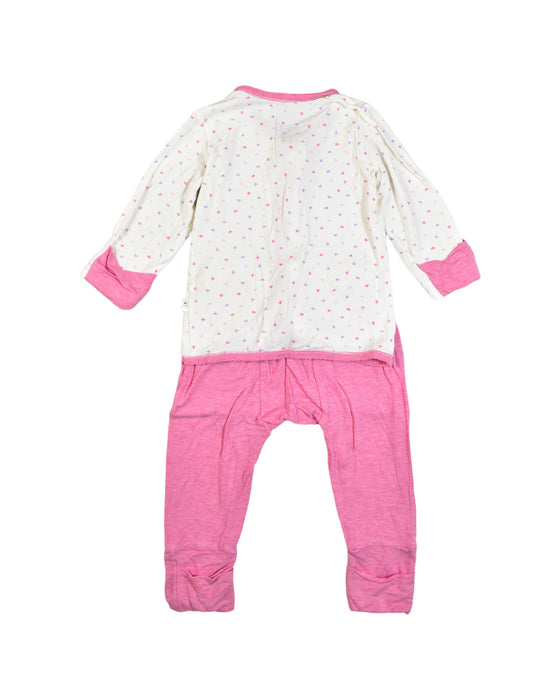 A White Pyjama Sets from Simply Life in size 6-12M for girl. (Back View)