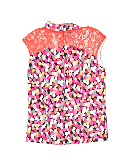 A Multicolour Sleeveless Tops from bloomB in size 6T for girl. (Back View)