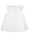 A White Short Sleeve Dresses from The Little White Company in size 2T for girl. (Front View)