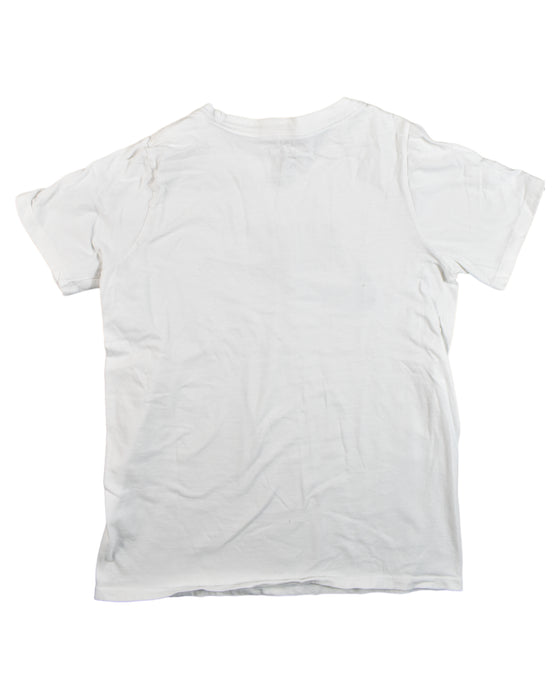 A White T Shirts from Nike in size 12Y for boy. (Back View)