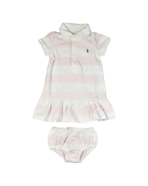 A White Dress Sets from Ralph Lauren in size 6-12M for girl. (Front View)