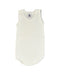 A White Bodysuits from Petit Bateau in size 6-12M for boy. (Front View)