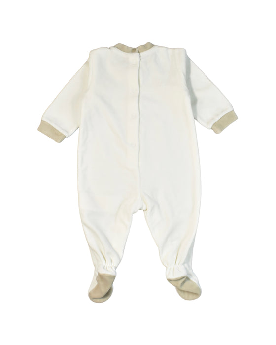 A White Onesies from Chicco in size 3-6M for boy. (Back View)