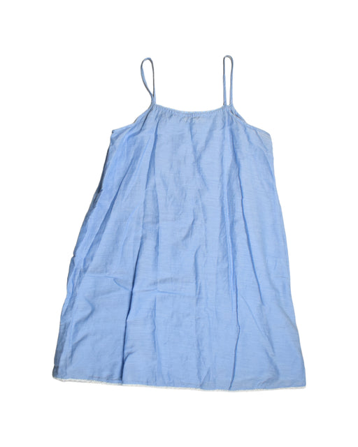 A Blue Sleeveless Dresses from Caramel in size 10Y for girl. (Front View)