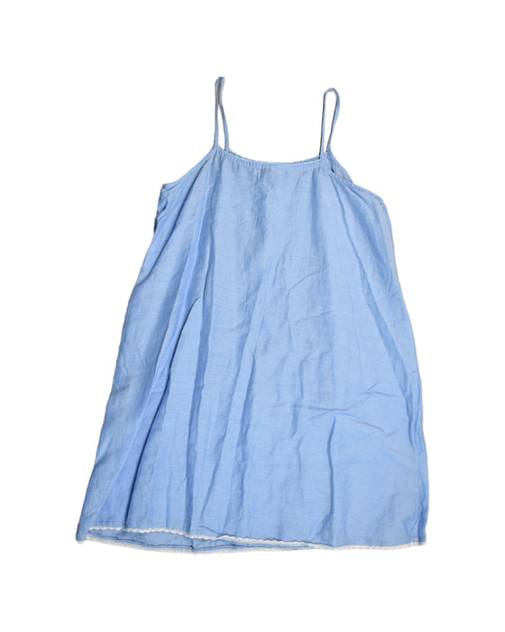 A Blue Sleeveless Dresses from Caramel in size 10Y for girl. (Back View)