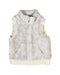 A Grey Outerwear Vests from Mides in size 6-12M for boy. (Front View)