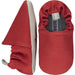 A Red Slip Ons from Poco Nido in size 18-24M for neutral. (Front View)