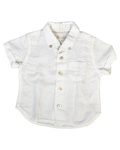 A White Shirts from Chateau de Sable in size 3-6M for boy. (Front View)