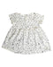 A White Short Sleeve Dresses from Hunter + Boo in size 3-6M for girl. (Back View)