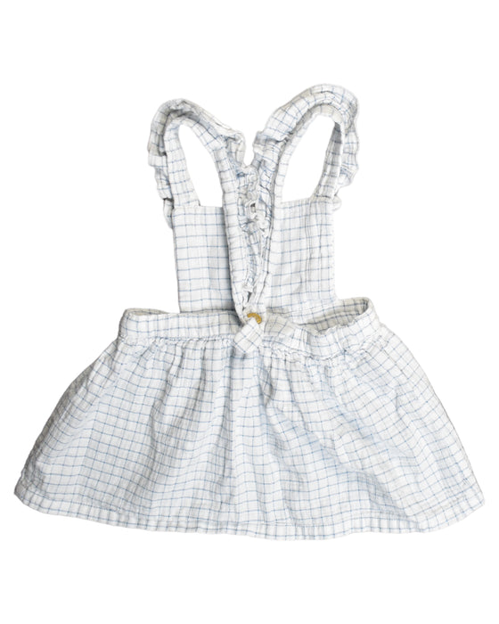 A White Sleeveless Dresses from Gingersnaps in size 6-12M for girl. (Back View)