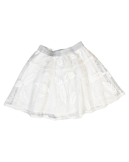 A White Short Skirts from Gingersnaps in size 12Y for girl. (Front View)