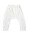 A White Sweatpants from Petit Bateau in size 12-18M for girl. (Front View)