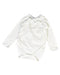 A White Bodysuits from Petit Bateau in size 6-12M for neutral. (Front View)