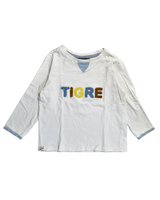 A White Long Sleeve Tops from Sergent Major in size 2T for boy. (Front View)