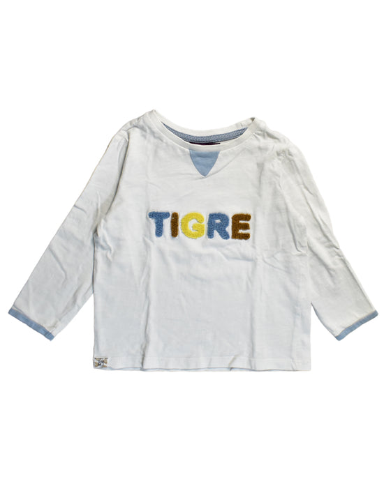 A White Long Sleeve Tops from Sergent Major in size 2T for boy. (Front View)