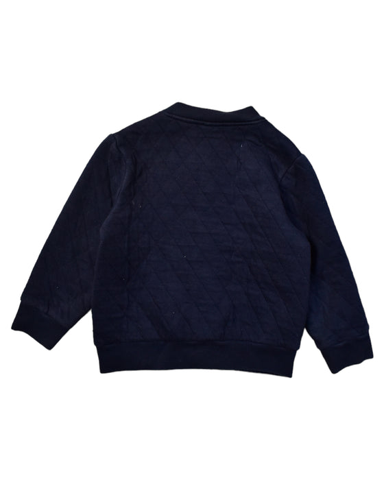 A Black Cardigans from Petit Bateau in size 3T for boy. (Back View)