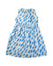 A Blue Sleeveless Dresses from Marni in size 7Y for girl. (Back View)