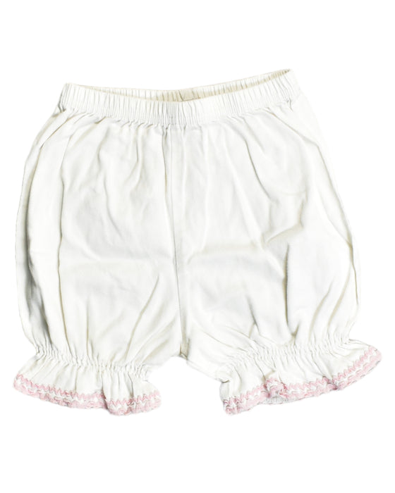 A White Shorts from Chateau de Sable in size 6-12M for girl. (Front View)