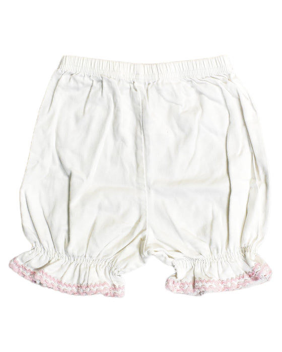 A White Shorts from Chateau de Sable in size 6-12M for girl. (Back View)