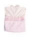 A Pink Sleeveless Dresses from Chateau de Sable in size 4T for girl. (Back View)