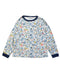 A White Sweatshirts from Petit Bateau in size 8Y for girl. (Front View)