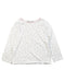 A White Pyjama Sets from The Little White Company in size 4T for girl. (Front View)