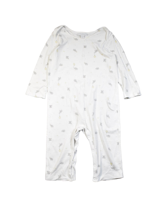 A White Jumpsuits from The Little White Company in size 18-24M for boy. (Front View)