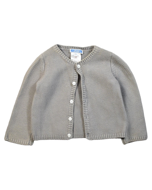 A Grey Cardigans from Jacadi in size 6-12M for girl. (Front View)