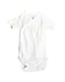 A White Bodysuits from Petit Bateau in size 3-6M for boy. (Front View)