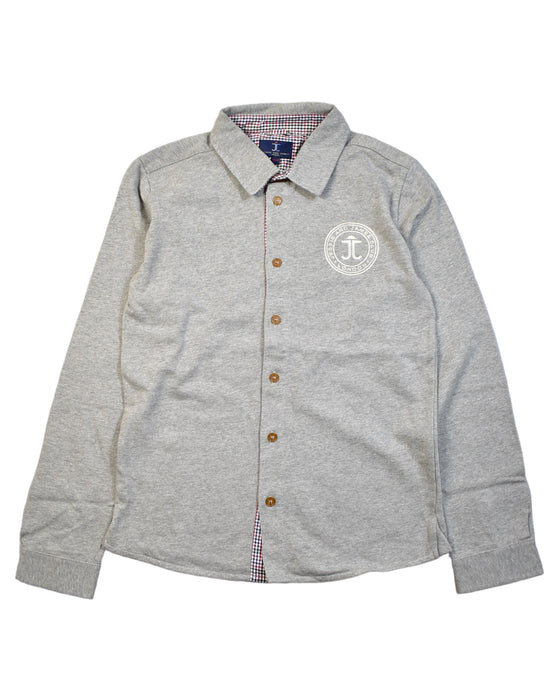 A Grey Shirts from Jessie and James in size 12Y for boy. (Front View)