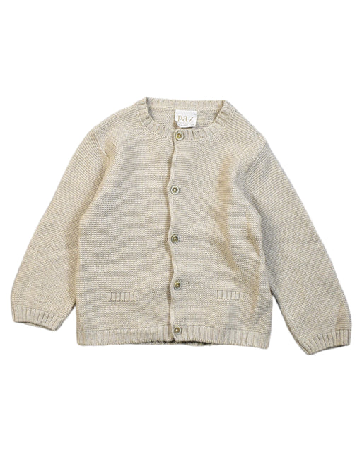 A Beige Cardigans from Paz Rodriguez in size 12-18M for girl. (Front View)