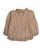 A Brown Long Sleeve Shirts from Caramel Baby & Child in size 3T for boy. (Front View)