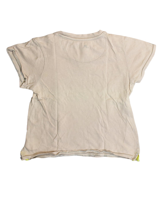 A Beige T Shirts from Chateau de Sable in size 12-18M for girl. (Back View)