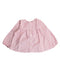 A Pink Long Sleeve Tops from Jacadi in size 6-12M for girl. (Back View)