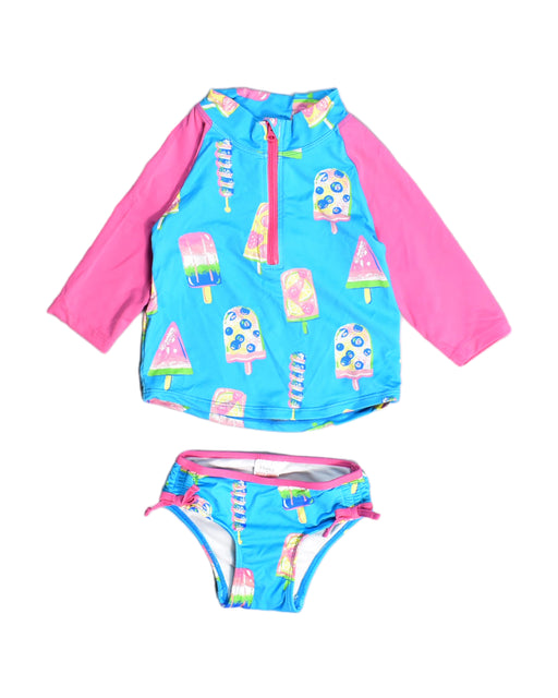 A Blue Swim Sets from Hatley in size 2T for girl. (Front View)