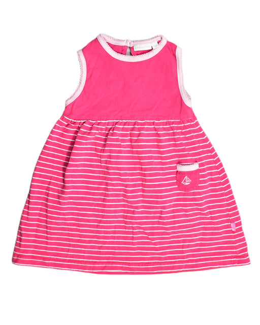 A Pink Sleeveless Dresses from Jojo Maman Bébé in size 3T for girl. (Front View)